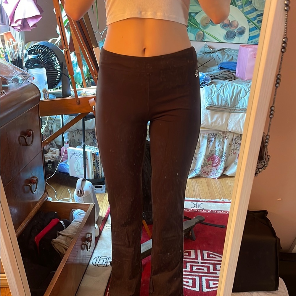 Brown Women's Straight Leg Leggings